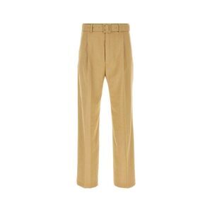 Dries Van Noten Men Camel Viscose Blend Pant